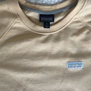 Yellow Patagonia Crewneck Medium